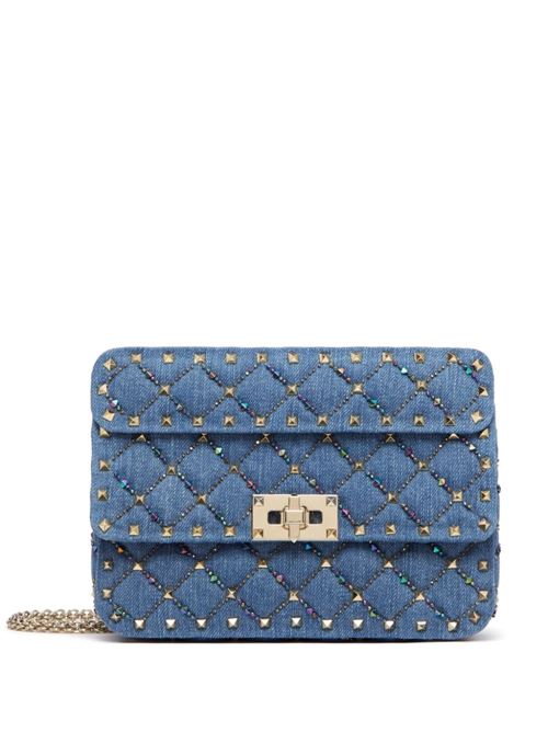 Borsa Rockstud in denim Valentino Garavani | 4W2B0123ARNYG7